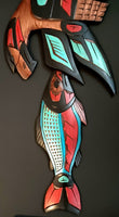 Eagle & Salmon by Artist Herman Peter