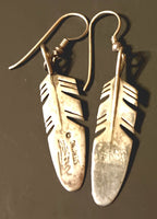 36mm SS Feather Earring