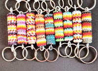 Bead & Double Ring Keychains