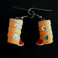 22mm Tan Moccasin Earring