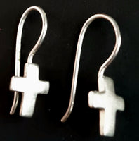 10mm SS Cross Earring