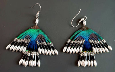 50mm Bird Feather Earring