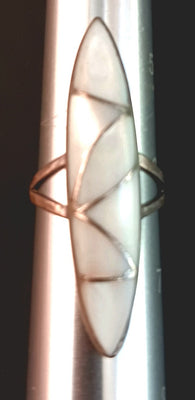 Mother of Pearl Ring IV- 6