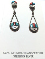 48mm SS Zuni Sun Face Earring