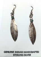 45mm SS Feather with Stone Earring