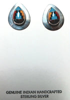 24mm SS Teardrop Inlay Earring