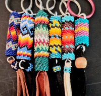 Bead & Deer Lace Keychains