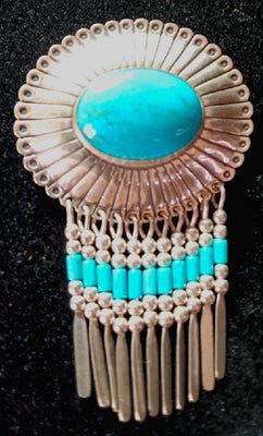 34x54" Concho Turquoise Pin