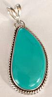 18x32"mm Turquoise Pendant