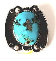 30x30"mm SS Oval Turquoise Pendant