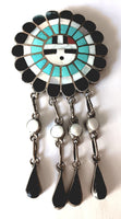 52x102"mm Sun face Kachina Pin/Pendant