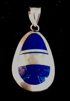 28x48"mm SS Lapis Pendant