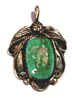 32x22"mm Oval Turquoise Pendant