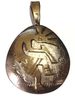 38x22"mm Kokopelli Pendant