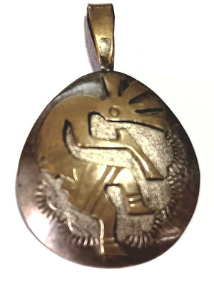 38x22"mm Kokopelli Pendant