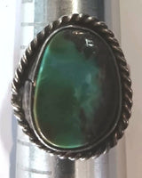 7- Vintage Oval Turquoise Ring