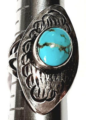 4.5- Round Turquoise Ring