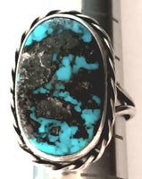 8.5-SS Oval Turquoise Ring