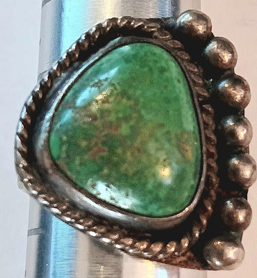 5.25-SS Vintage Turquoise Ring