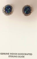 16x16"mm SS Azurite Earring