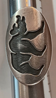 8- SS Hopi Bear Ring