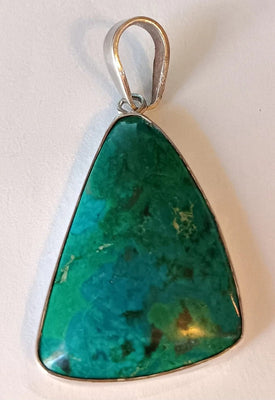 28x54"mm Chrysocolla Pendant