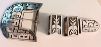 SS Southwest Corn Belt Buckle Set