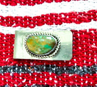 Green Turquoise Money Clip