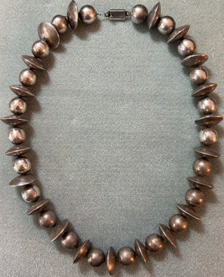 24" Vintage Bench Bead Necklace