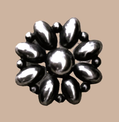 Sterling Flower Pin