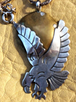 SS Eagle Pendant with Necklace 18"