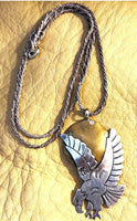 SS Eagle Pendant with Necklace 18"