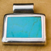 Rectangle Turquoise Pendant