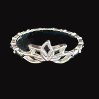 Lotus Flower Ring Pibble Band