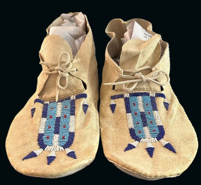 Vintage Beaded Moccasins