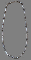 Navajo Silver Bead Necklace 26"