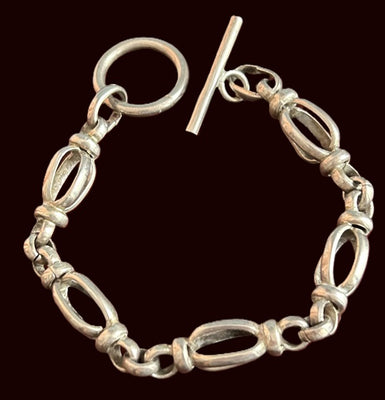 Silver Link Bracelet 7"