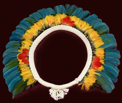 Female Round Feather Hat