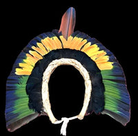 Female Round Feather Hat