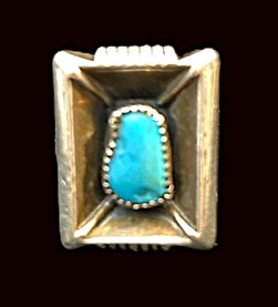 Heavy Rectangle Turquoise - Sz 11