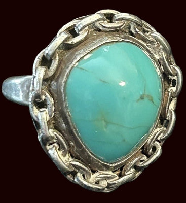 Vintage Turquoise Ring-7.25