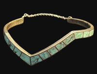 Turquoise Inlay Cuffs A-B