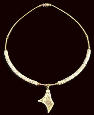 Heishe Gold Fill Necklace