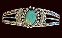 Vintage Turquoise Harvey Era Cuff