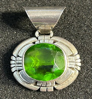 Synthetic Peridot Pendant