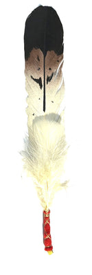 Imitation Eagle Red Wrapped Feather