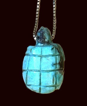 16x26mmTurquoise Turtle on Chain