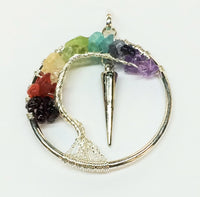 SP Chakra Tree of Life Pendant 1.5"