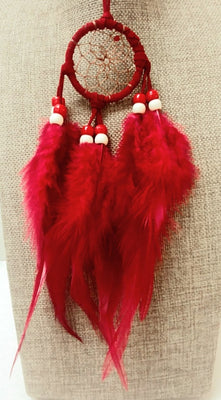 2" Dream Catcher - Red (red)