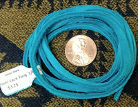 Turquoise 1/8"x 36" Deer Lace